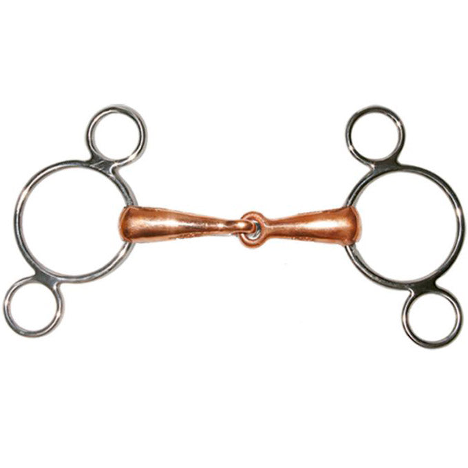 Mors Pessoa Tattini 3 anneaux en cuivre plein 19 mm