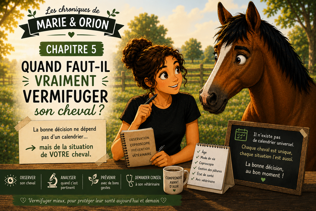 Chapitre 5 — Quand faut-il vraiment vermifuger son cheval ?