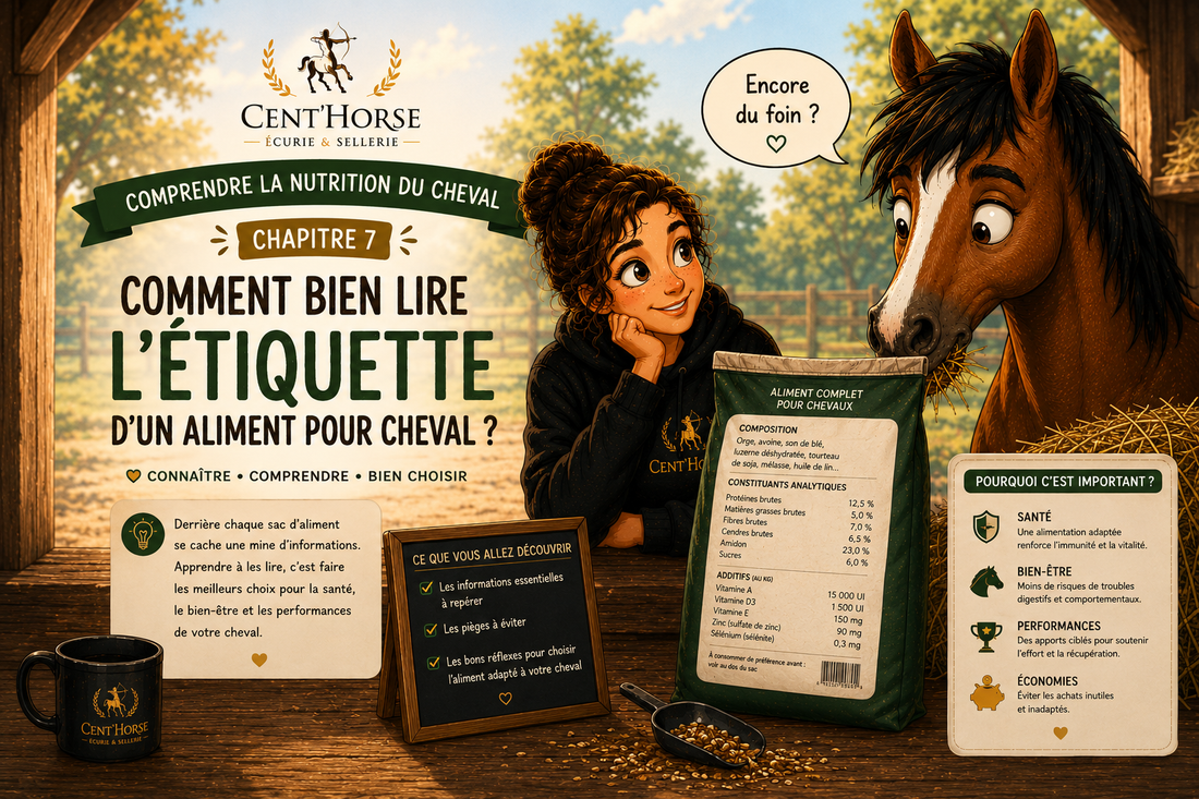 Chapitre 7: Comment bien lire l'étiquette d'un aliment pour cheval ?