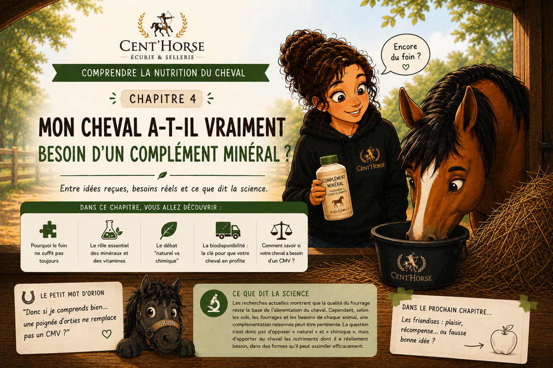 📖 Chapitre 4 : Mon cheval a-t-il vraiment besoin d'un complément minéral ?