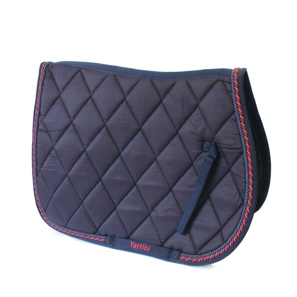 Tapis Tattini surpiqué losanges avec double liseré