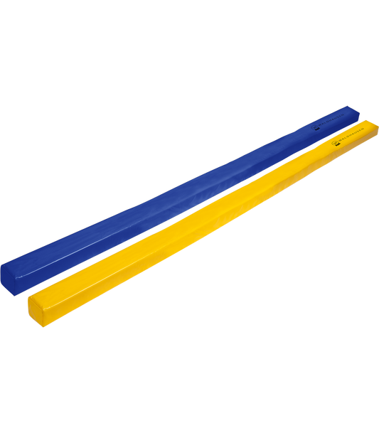 Allées de travail au sol, lot de 2, bleu-jaune