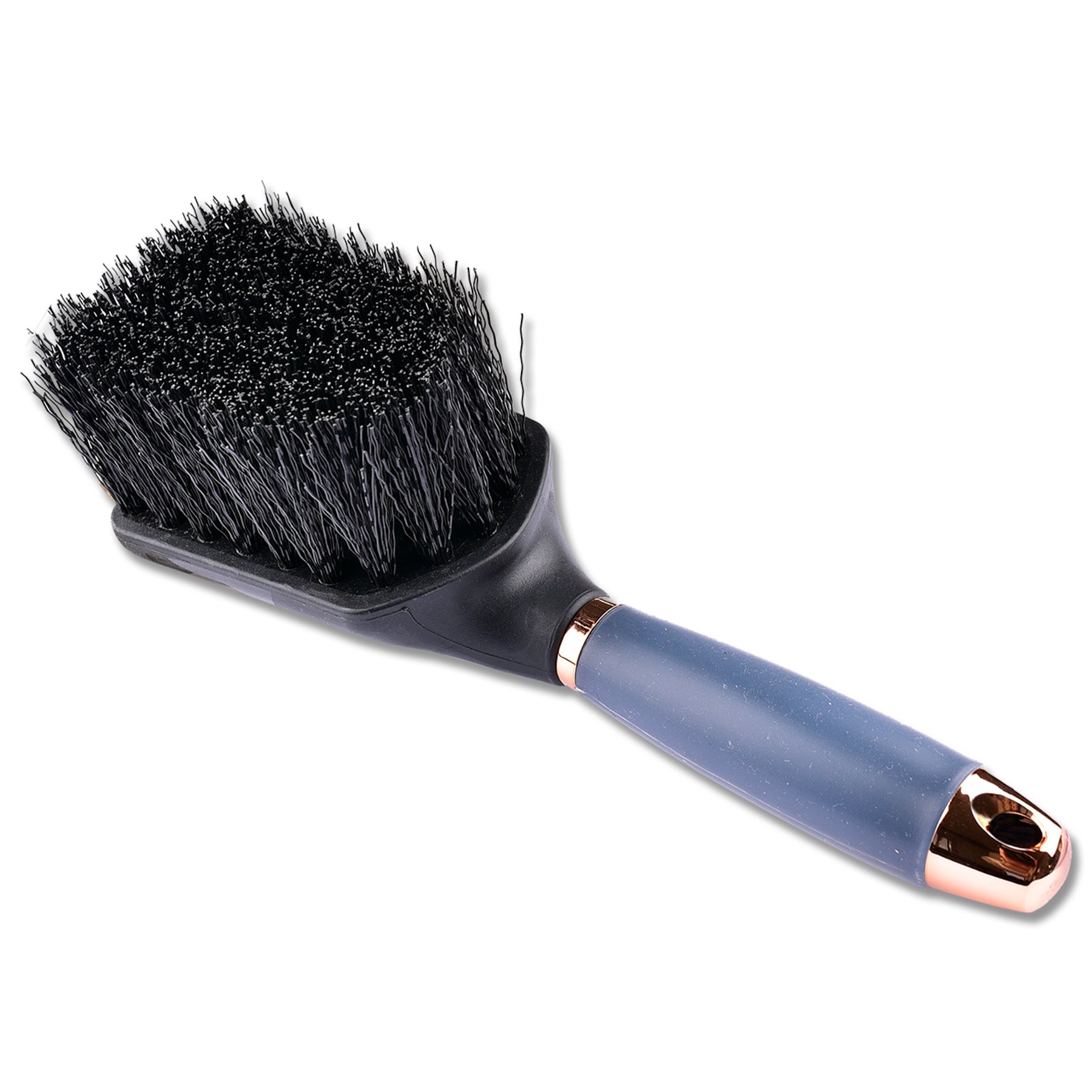 Brosse à sabots avec poignée gel, noir-or rosé