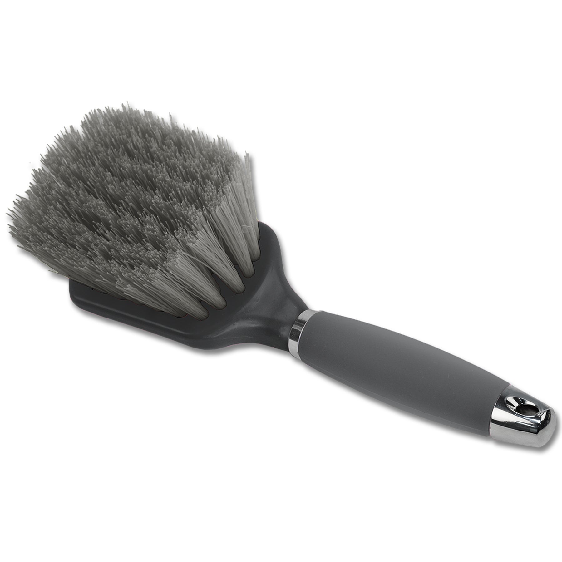 Brosse à sabots avec poignée gel, noir-or rosé