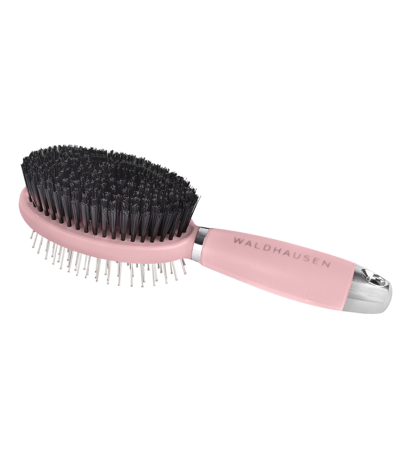 Brosse double avec poignée en gel, noir-or rosé