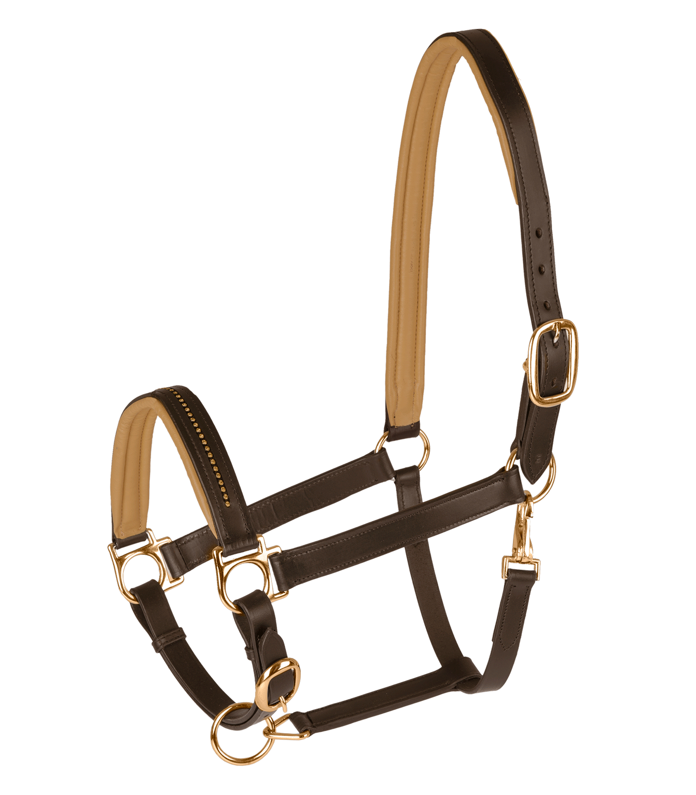 STAR Licol en cuir Diamond, noir-argent