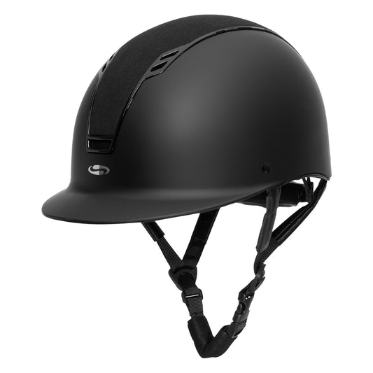 SWING Casque d’équitation H22, noir mat-velours