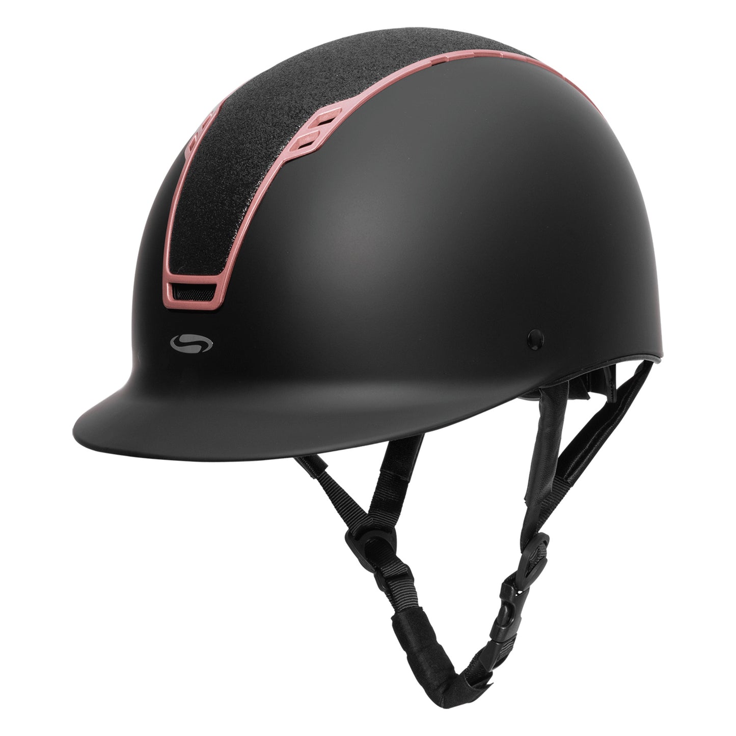 SWING Casque d’équitation H22 Shine, mat-shine-roségold