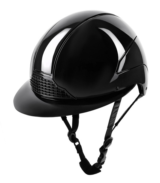 Casque d'équitation SWING H24 Lady Shine, noir shine, mat