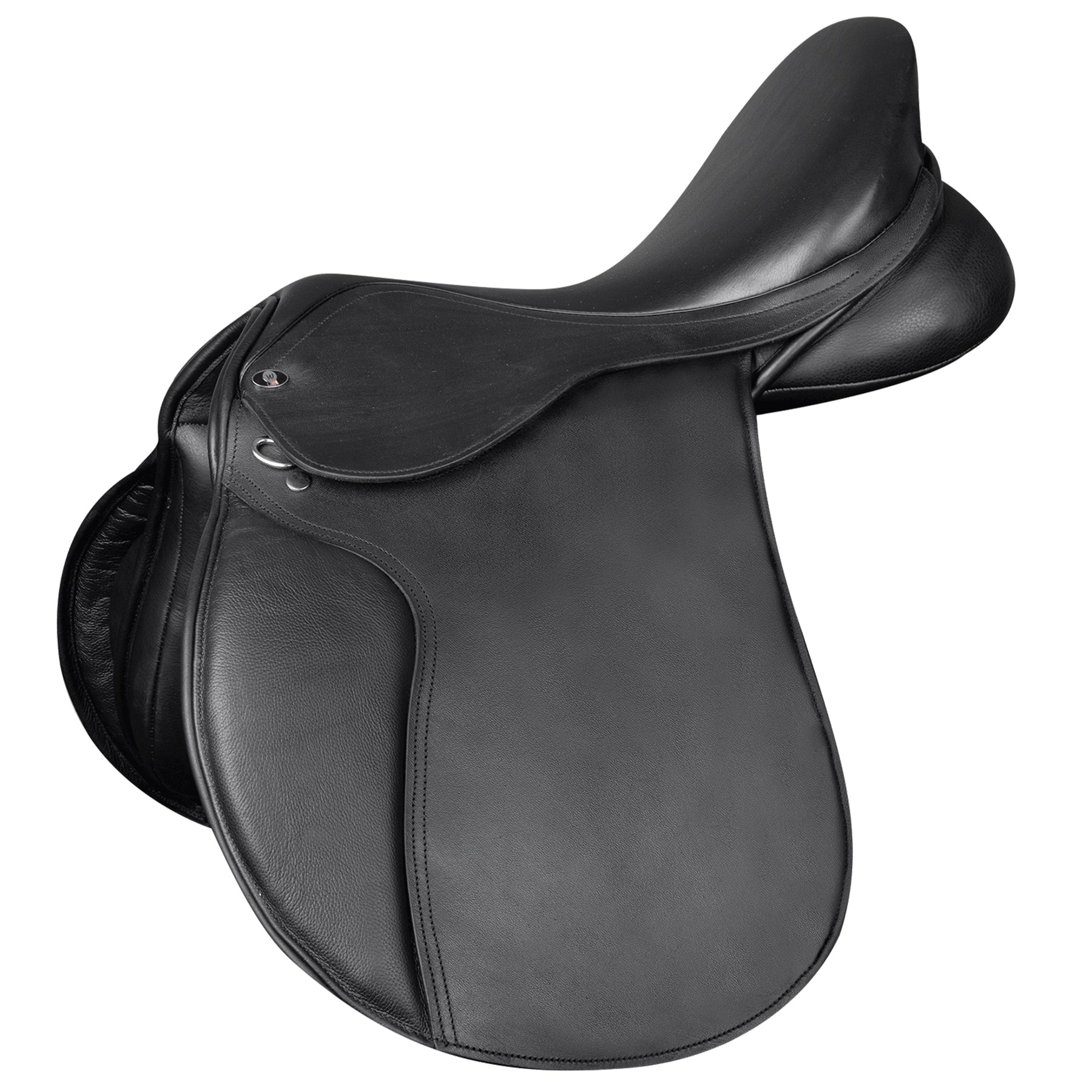 Selle d’obstacle Comfort en cuir, 17, 5"/44 cm