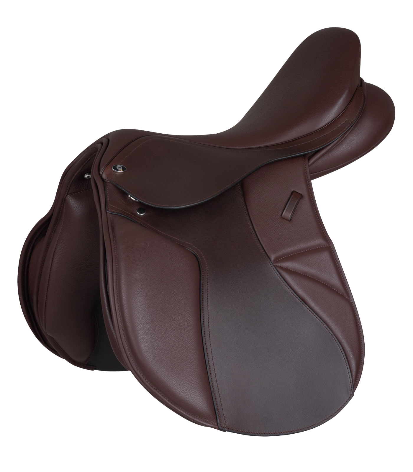 Selle d’obstacle Comfort en cuir, 17, 5"/44 cm