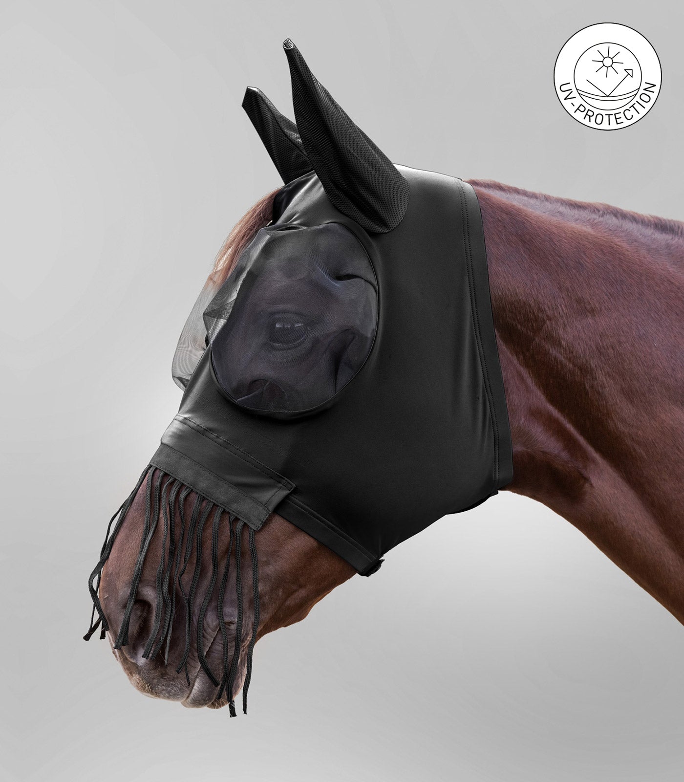 Masque anti-mouches Puck avec franges nasales