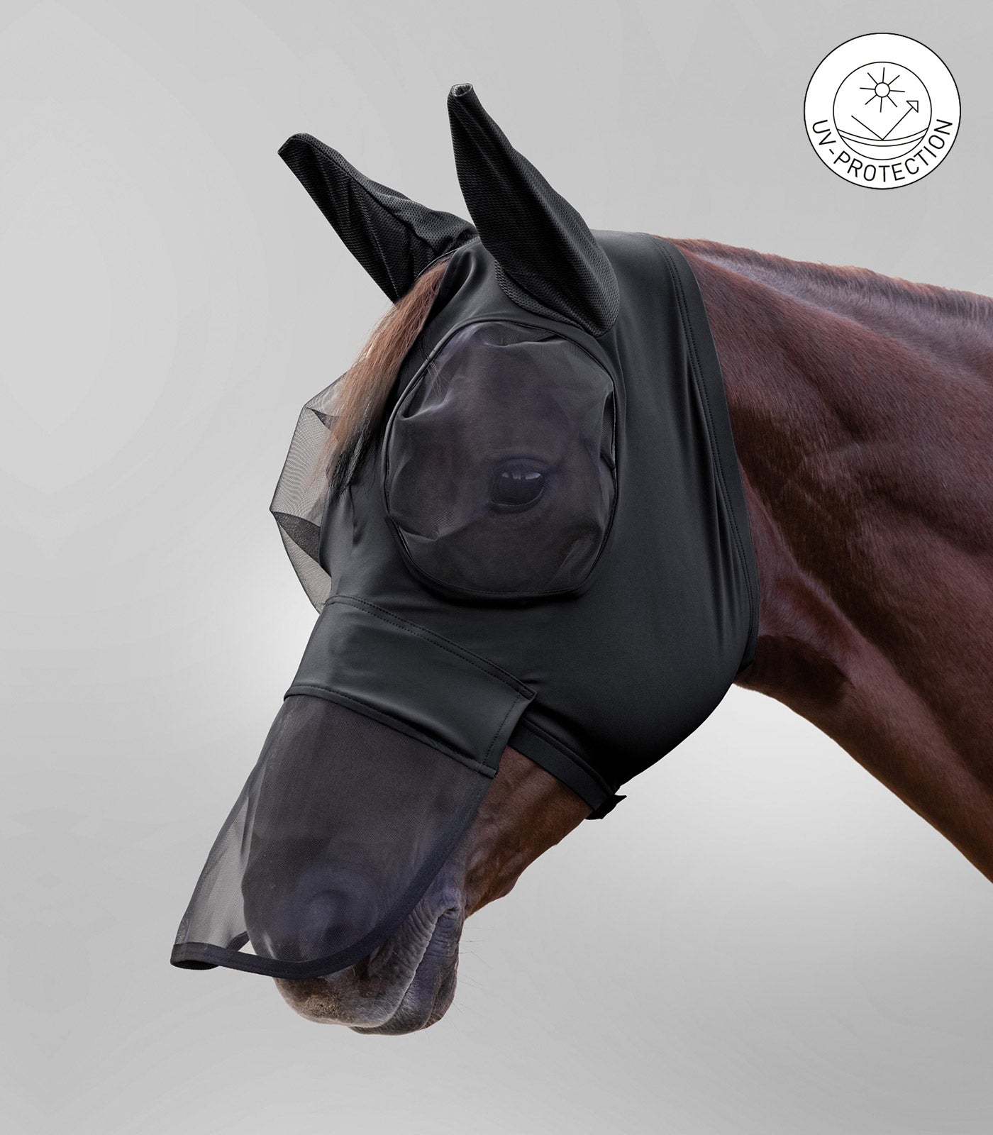 Masque anti-mouches Puck avec protection nasale