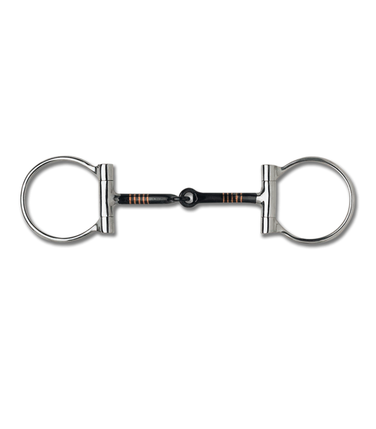 Mors à anneaux D Snaffle Bit, 12, 5 cm