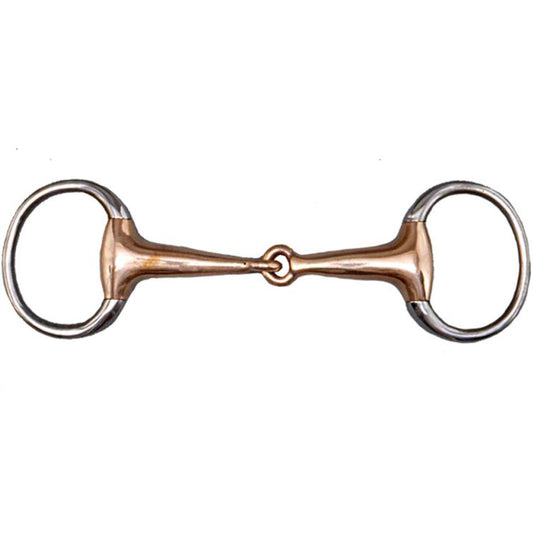 Mors à olives Tattini simple brisure en cuivre 19 mm